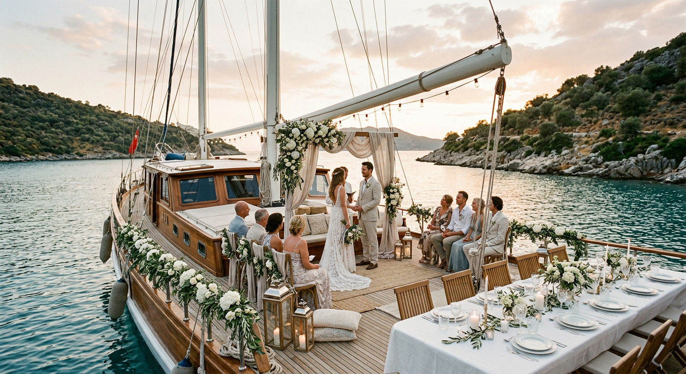 Wedding On Boat charter experience