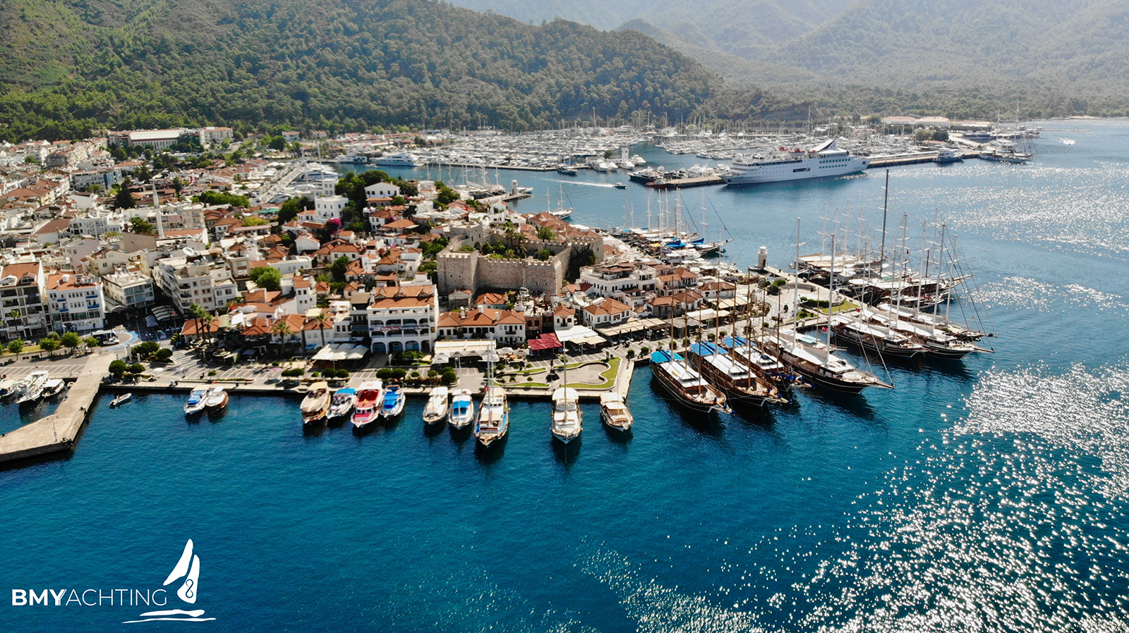Marmaris coast view